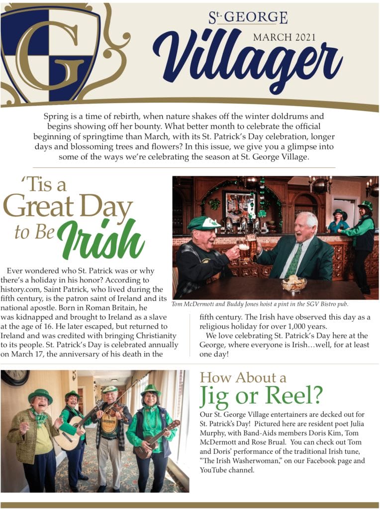 march 2021 newsletter front page